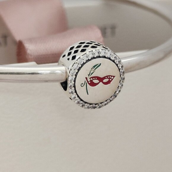Pandora New Orleans Exclusive Charm Bead Button S925 Silver Pendant with box - Picture 1 of 7